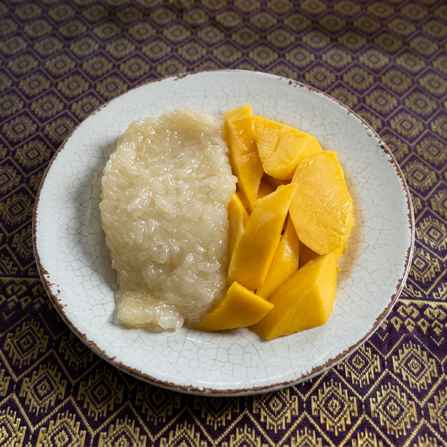 Sweet Sticky Rice with Mango.